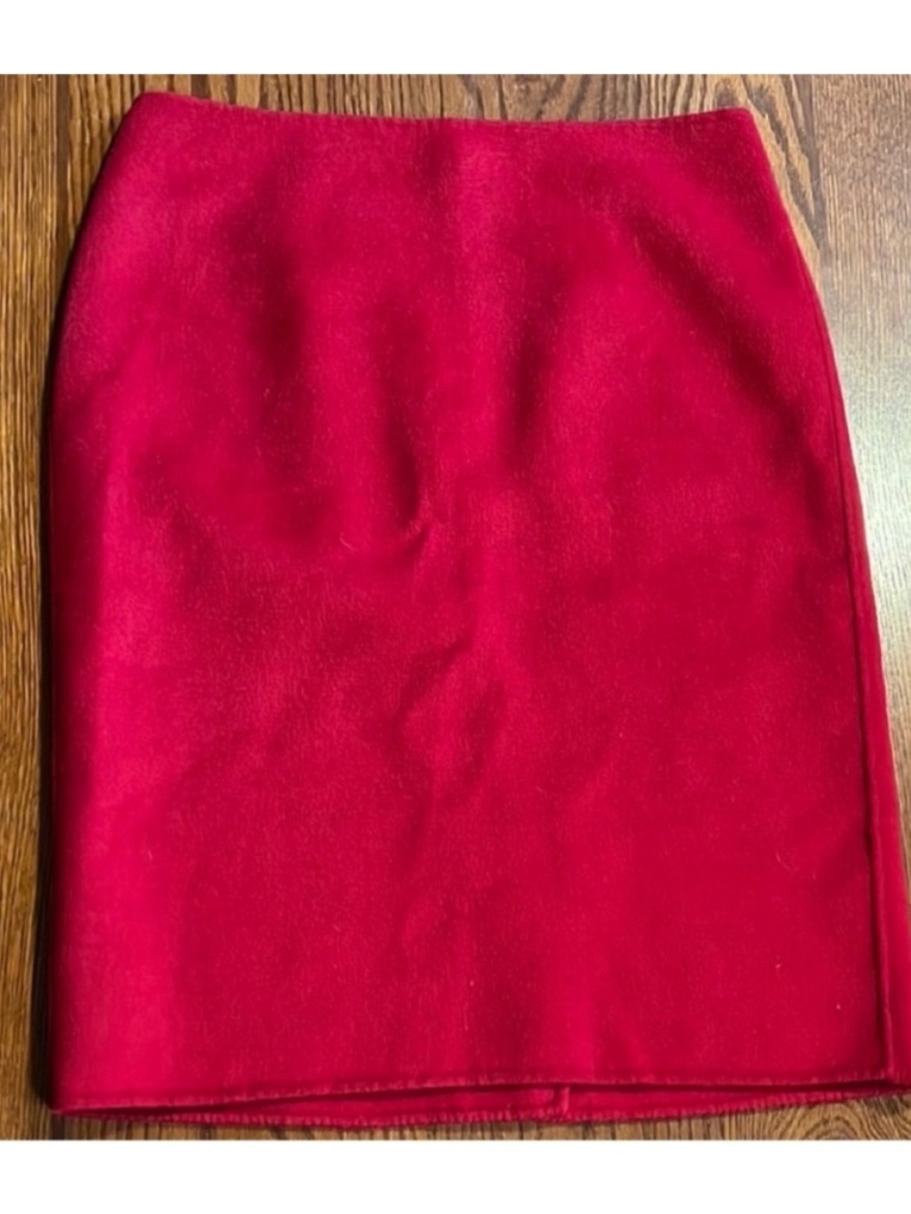 Talbots • NWT • Women”s size 4 • Elegant Wool Pencil Skirt • Red